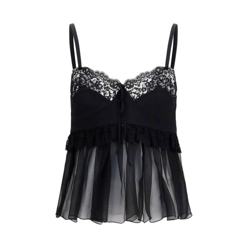 Chloé Black Silk Women's Blouse